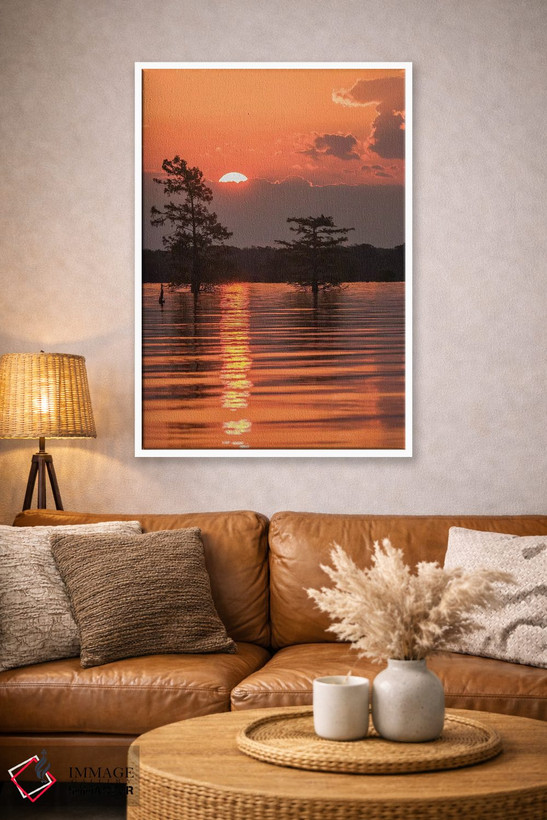 تابلو دکوراتیو Louisiana, Atchafalaya National Wildlife Refuge. Sunrise on… اثر جینز گالری - D2W