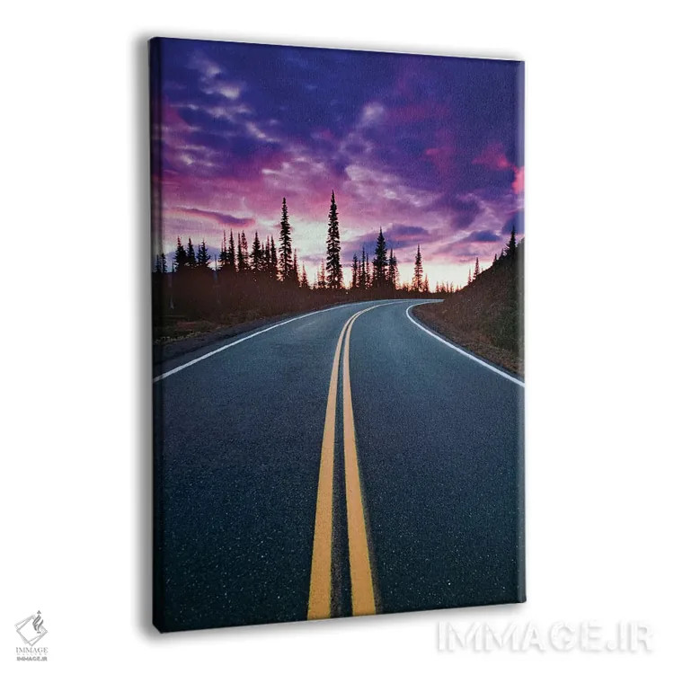 تابلو دکوراتیو Washington State, Mt. Rainier National Park. Road and clouds… اثر جینز گالری - نمای پرسپکتیو محصول