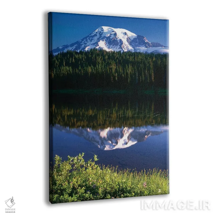 تابلو دکوراتیو Washington, Mt. Rainier National Park. Clouds on Mt Rainier… اثر جینز گالری - نمای پرسپکتیو محصول