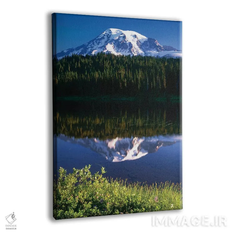 تابلو دکوراتیو Washington, Mt. Rainier National Park. Clouds on Mt Rainier… اثر جینز گالری - نمای پرسپکتیو محصول