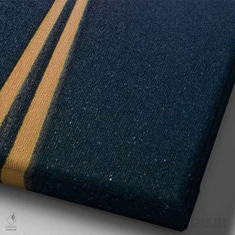 تابلو دکوراتیو Washington State, Mt. Rainier National Park. Road and clouds… اثر جینز گالری - نمای نزدیک بافت بوم