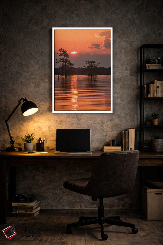 تابلو دکوراتیو Louisiana, Atchafalaya National Wildlife Refuge. Sunrise on… اثر جینز گالری - D6W