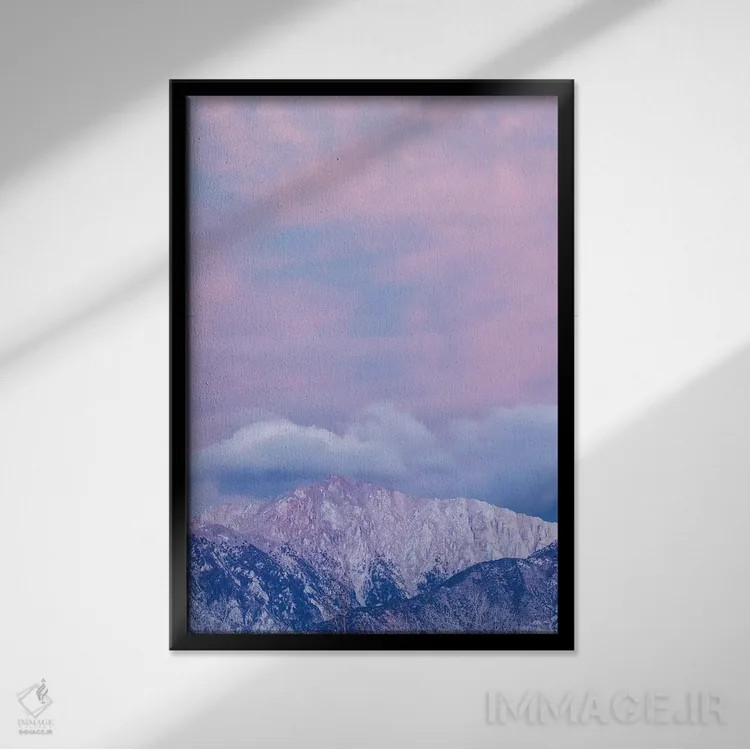 تابلو دکوراتیو Nevada, White Mountains. Sunset on Boundary Peak.,آمریکا، نو… اثر جینز گالری - نمای قابدار مشکی