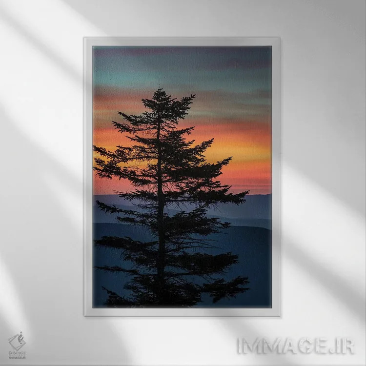 تابلو دکوراتیو West Virginia, Blackwater Falls State Park. Tree and landsca… اثر جینز گالری - نمای قابدار سفید