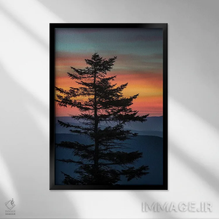تابلو دکوراتیو West Virginia, Blackwater Falls State Park. Tree and landsca… اثر جینز گالری - نمای قابدار مشکی