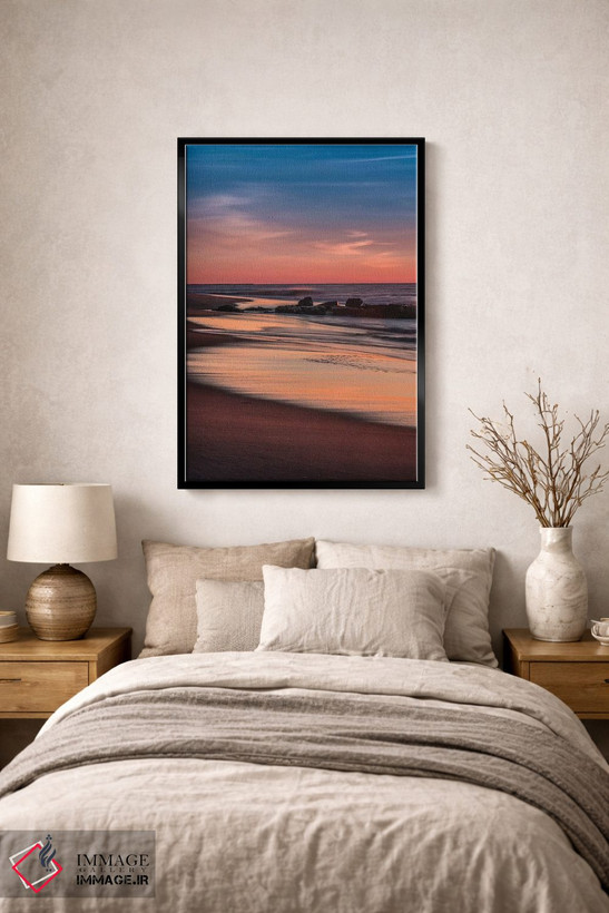 تابلو دکوراتیو New Jersey, Cape May National Seashore. Sunrise on winter sh… اثر جینز گالری - D1B