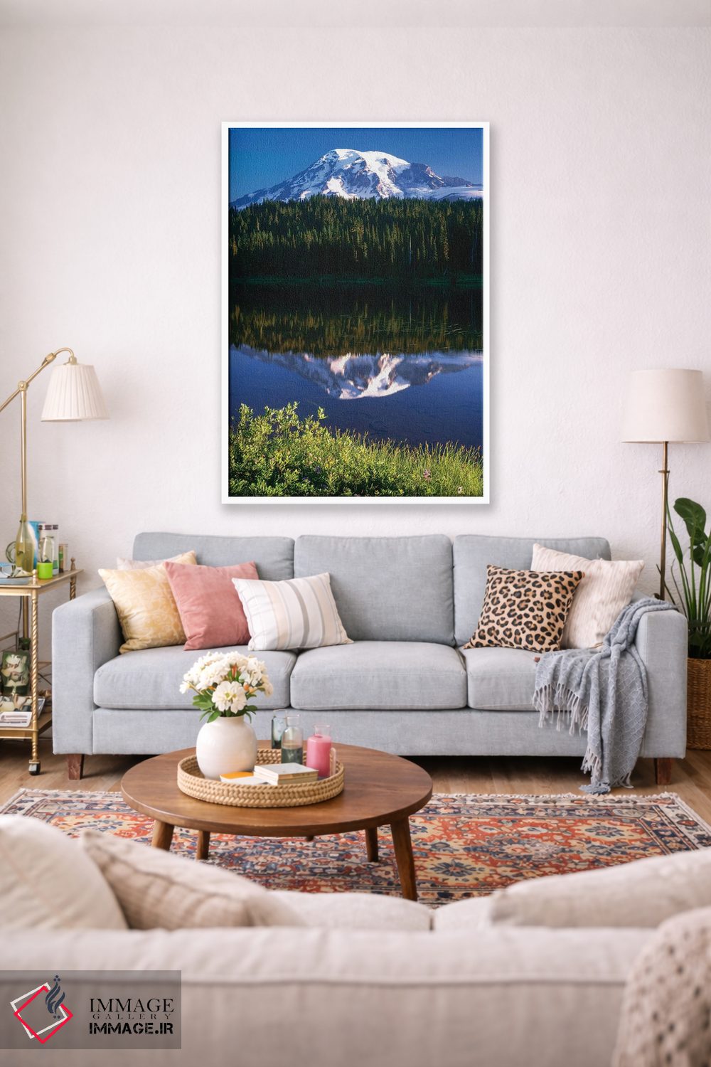 تابلو دکوراتیو Washington, Mt. Rainier National Park. Clouds on Mt Rainier… اثر جینز گالری - D1W