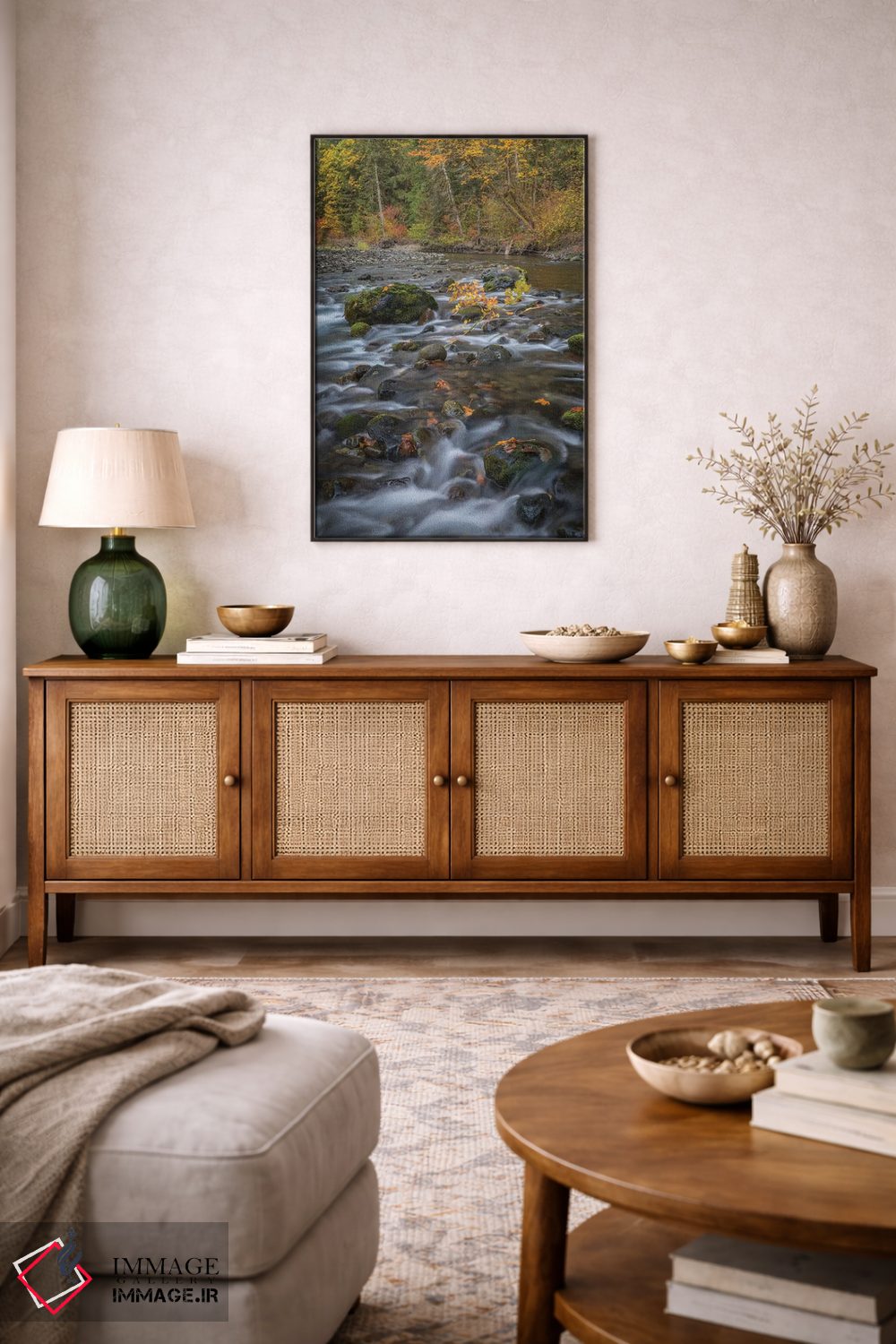 تابلو دکوراتیو Washington State, Olympic National Forest. Fall forest color… اثر جینز گالری - D3B