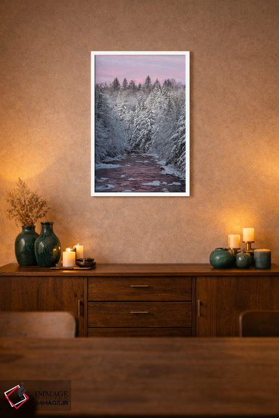 تابلو دکوراتیو West Virginia, Blackwater Falls State Park. Forest and strea… اثر جینز گالری - D1W