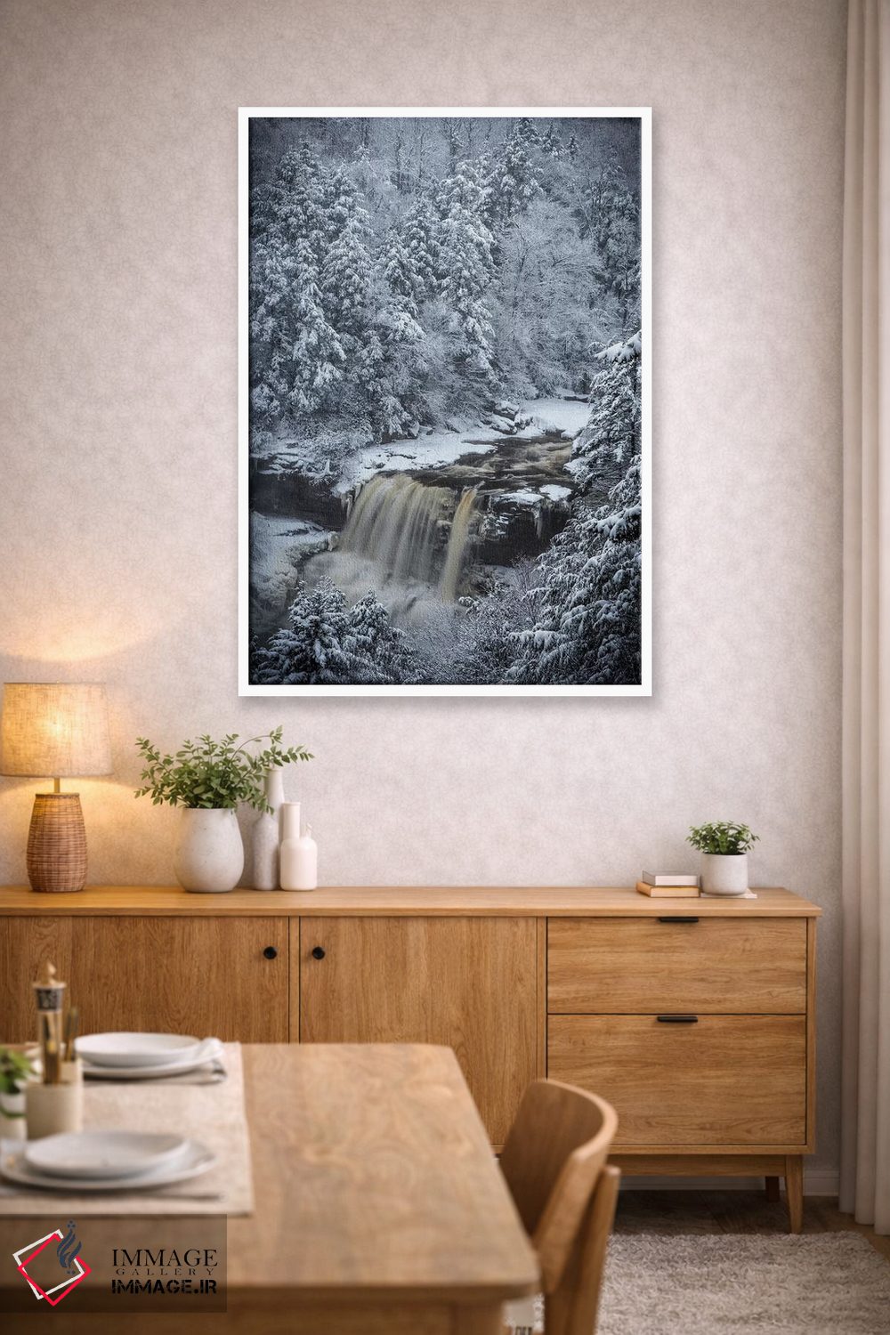 تابلو دکوراتیو West Virginia, Blackwater Falls State Park. Forest and water… اثر جینز گالری - D3W