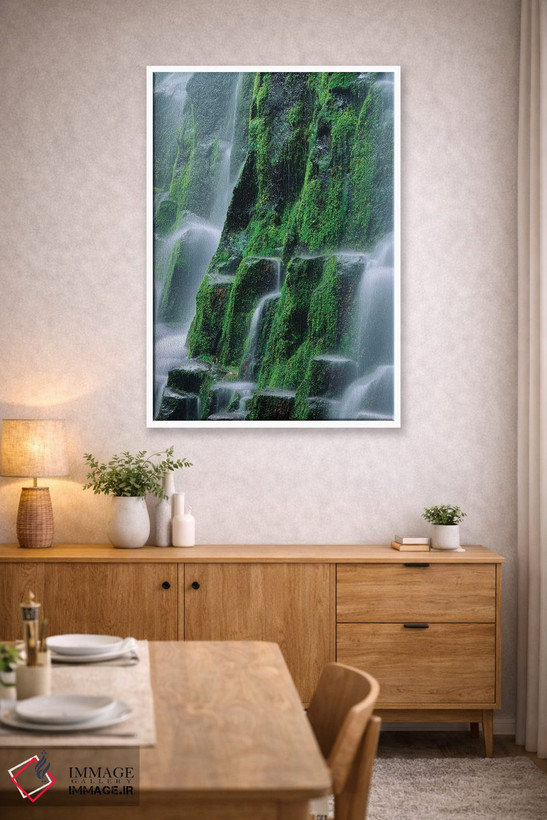 تابلو دکوراتیو Oregon, Three Sisters Wilderness. Close-up of Proxy Falls.,ا… اثر جینز گالری - D3W