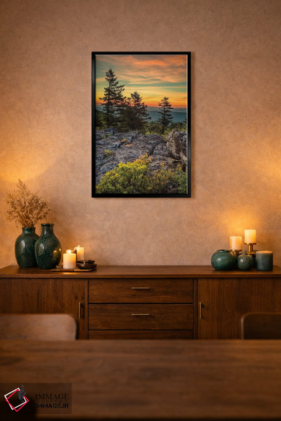 تابلو دکوراتیو West Virginia, Blackwater Falls State Park. Tree and landsca… اثر جینز گالری - D2B
