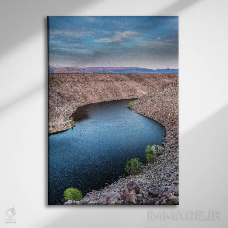 تابلو دکوراتیو California, Bishop. Landscape with Pleasant Valley Reservoir… اثر جینز گالری - نمای روبهرو روی دیوار