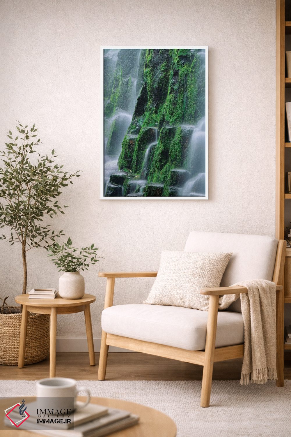 تابلو دکوراتیو Oregon, Three Sisters Wilderness. Close-up of Proxy Falls.,ا… اثر جینز گالری - D5W