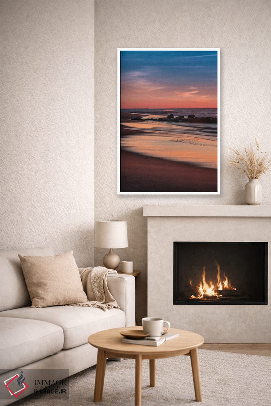 تابلو دکوراتیو New Jersey, Cape May National Seashore. Sunrise on winter sh… اثر جینز گالری - D6W