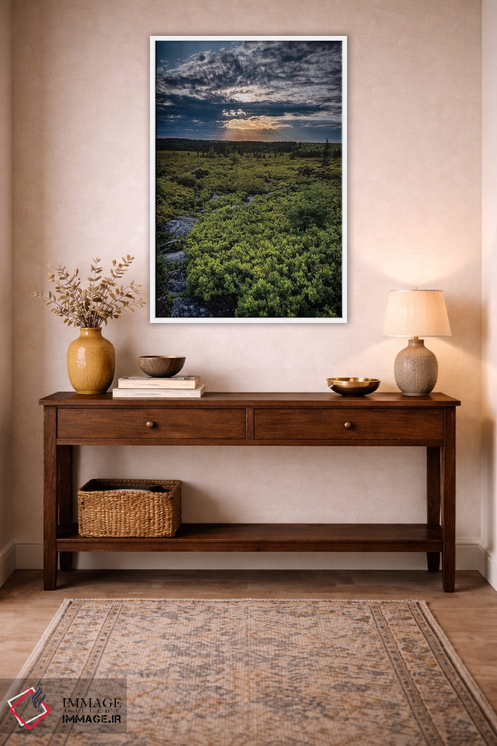 تابلو دکوراتیو West Virginia, Blackwater Falls State Park. Tree and landsca… اثر جینز گالری - D1W