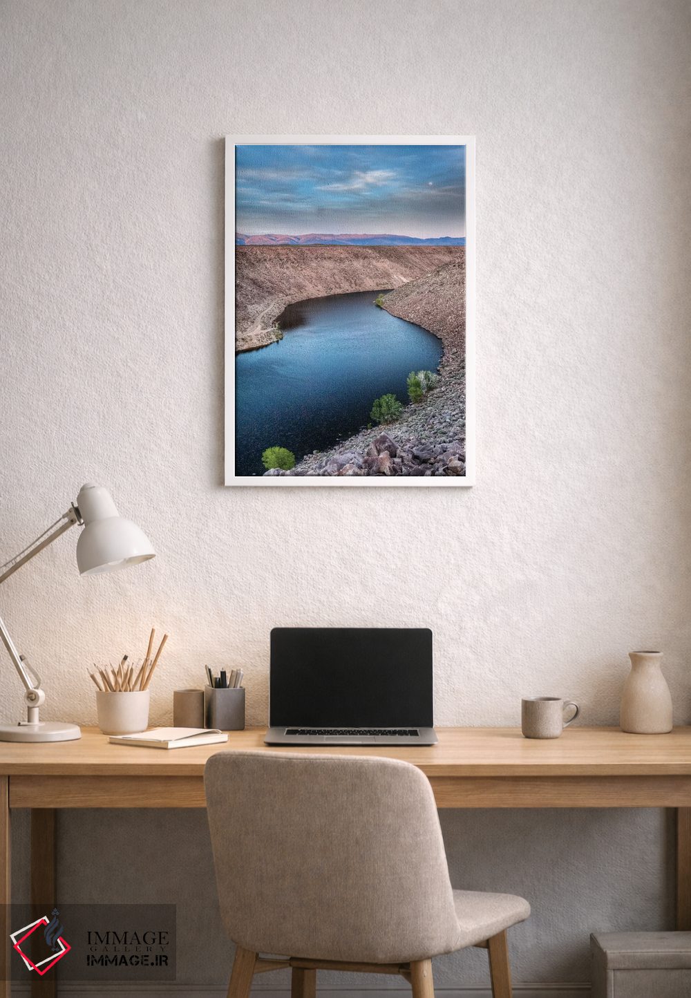 تابلو دکوراتیو California, Bishop. Landscape with Pleasant Valley Reservoir… اثر جینز گالری - D1W