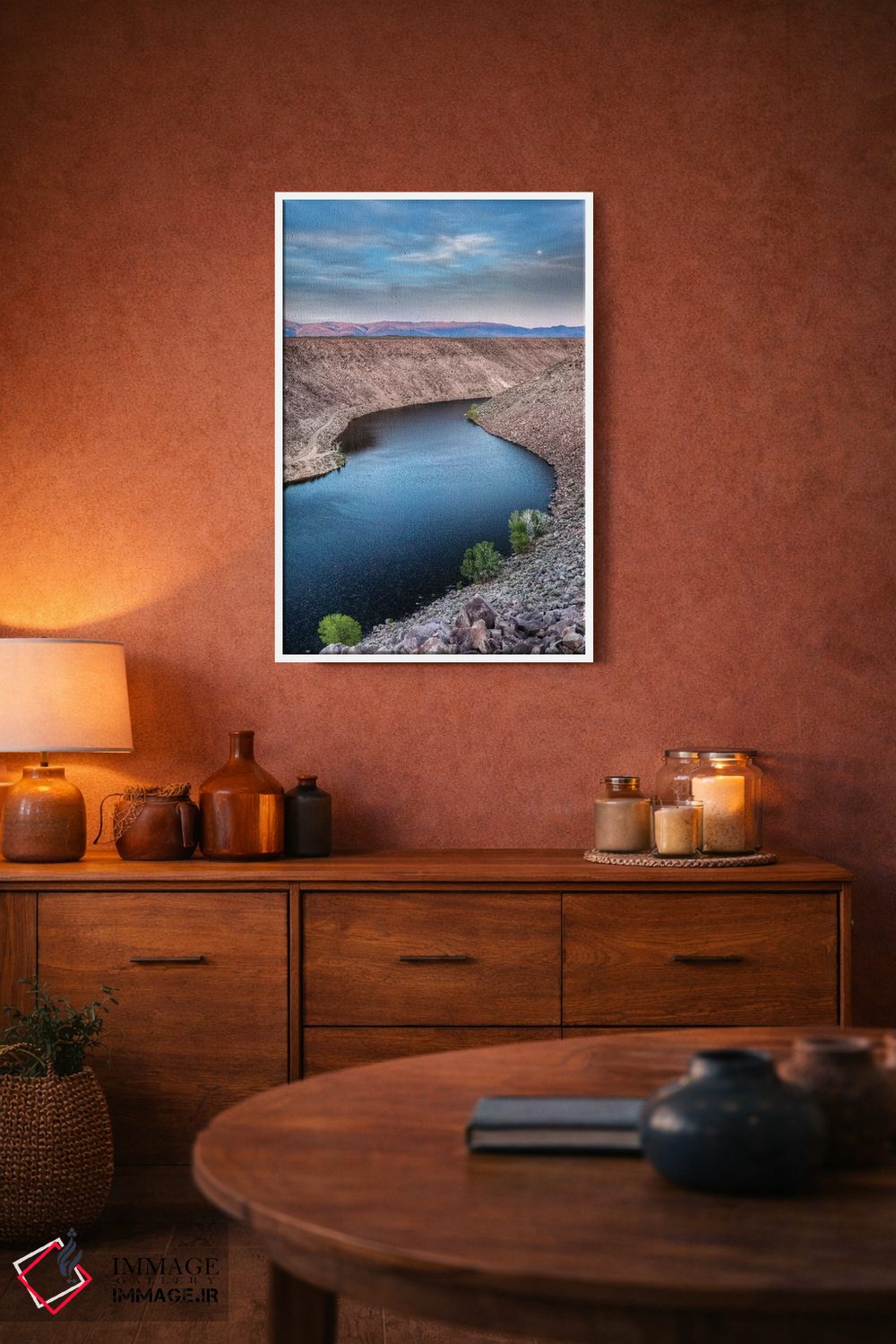 تابلو دکوراتیو California, Bishop. Landscape with Pleasant Valley Reservoir… اثر جینز گالری - D2W