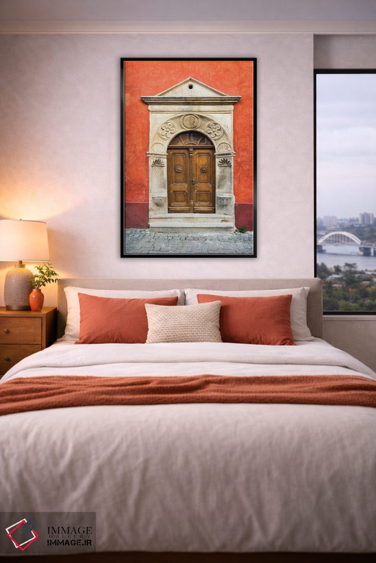تابلو دکوراتیو Cesky Krumlov. Ornate Doors And Arch.,جمهوری چک، چسکی کروملو… اثر جینز گالری - D5B