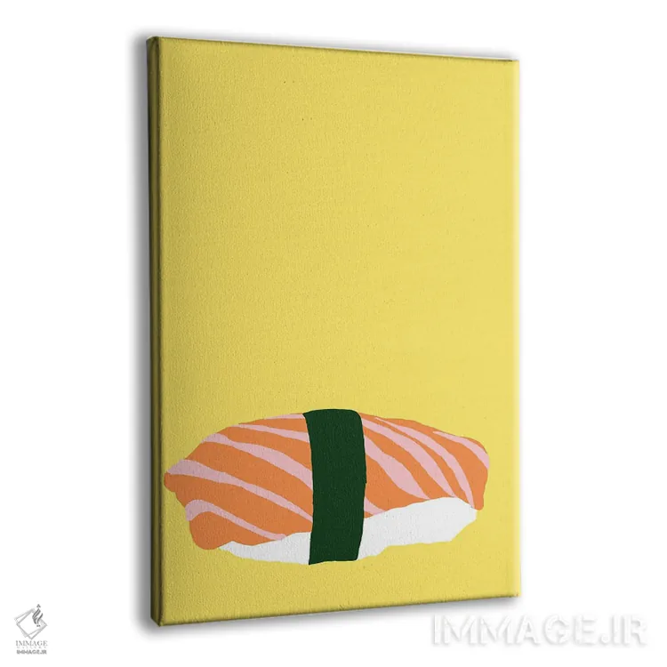 تابلو دکوراتیو نیگیری اثر جیمی متز - نمای پرسپکتیو محصول