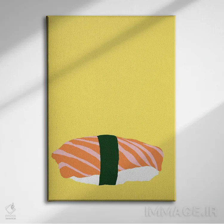 تابلو دکوراتیو نیگیری اثر جیمی متز - نمای روبهرو روی دیوار