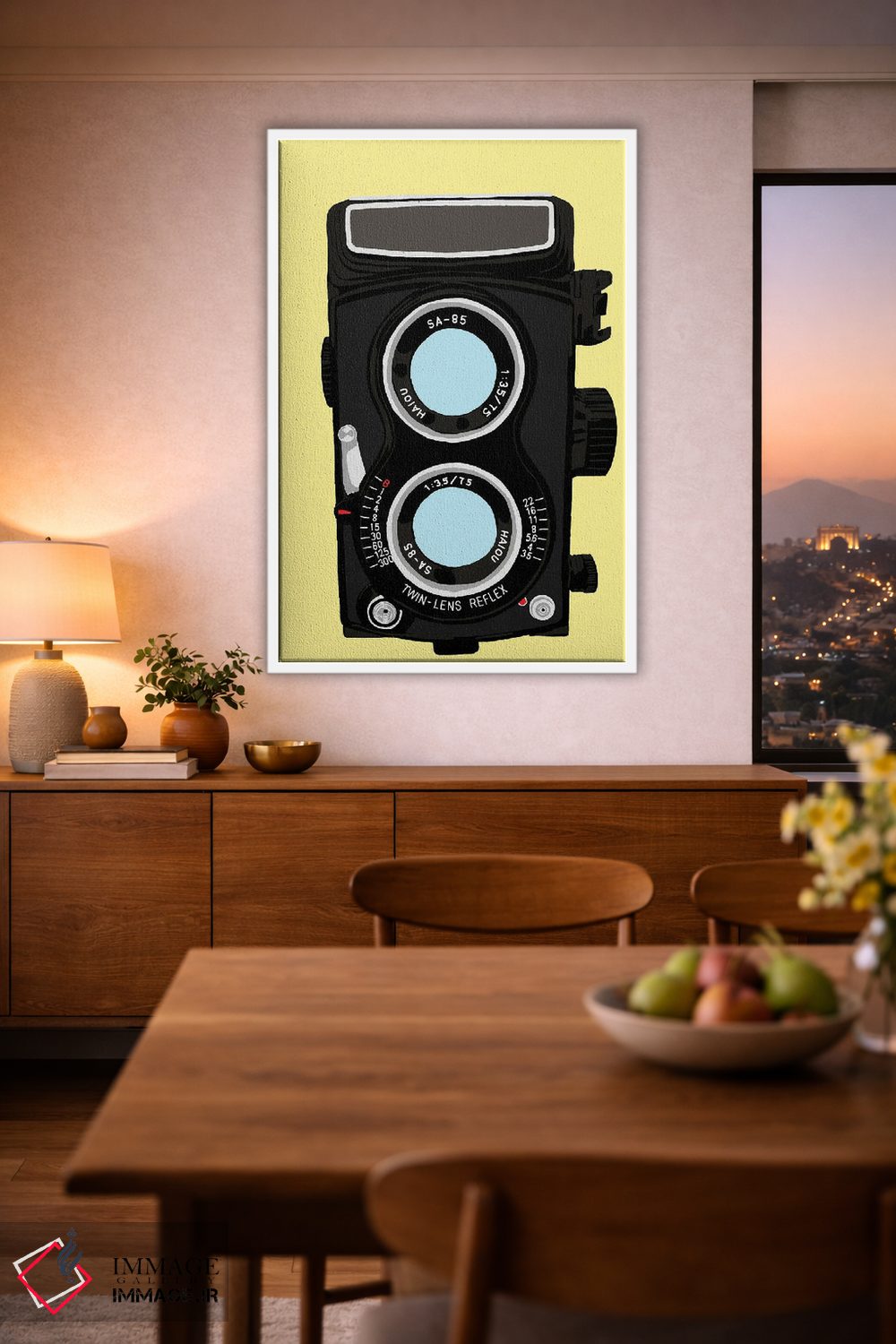 تابلو دکوراتیو دوربین قطع متوسط اثر جیمی متز - D1W