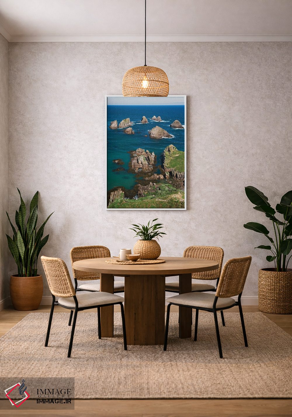 تابلو دکوراتیو South Island. Ocean View From Nugget Point.,نیوزیلند، جزیره… اثر جینز گالری - D3W