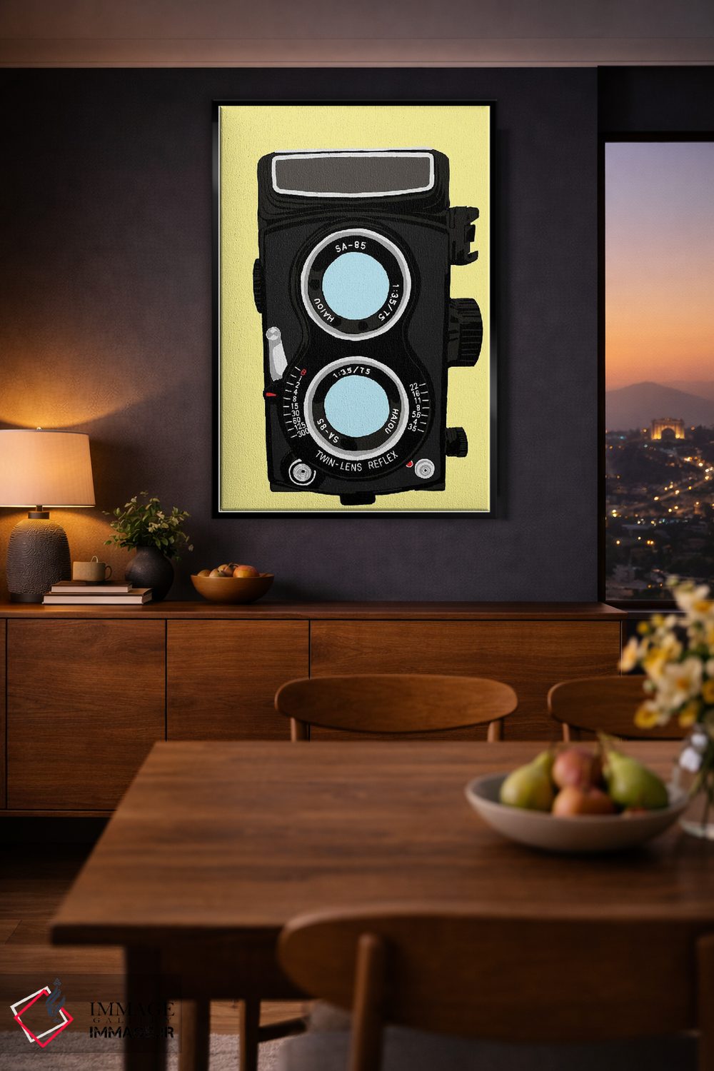 تابلو دکوراتیو دوربین قطع متوسط اثر جیمی متز - D2B