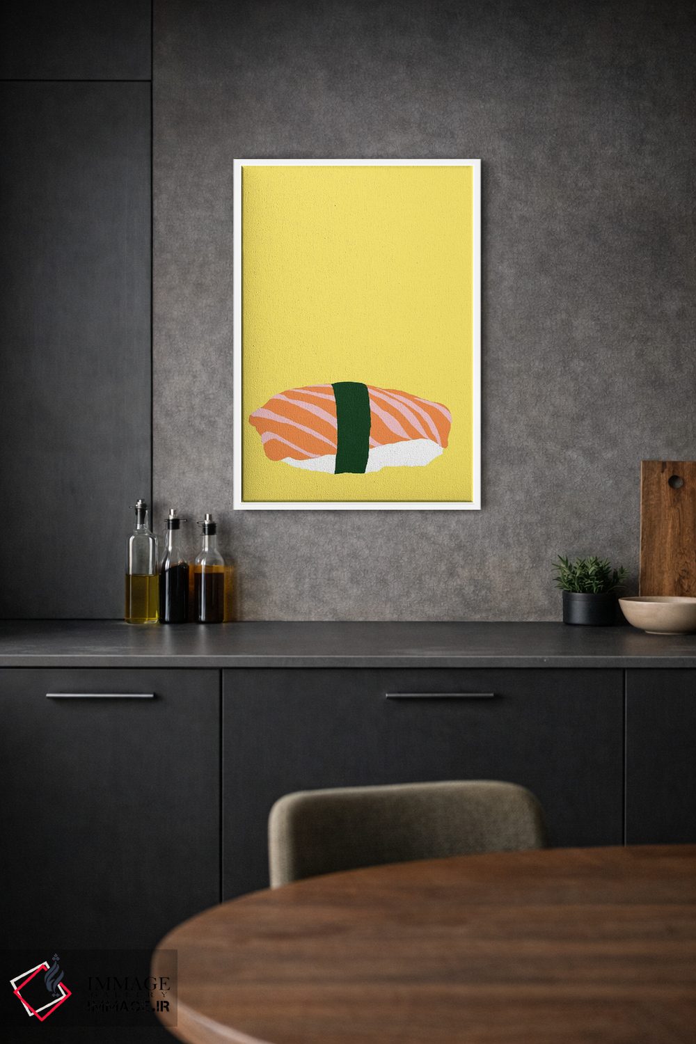 تابلو دکوراتیو نیگیری اثر جیمی متز - D1W