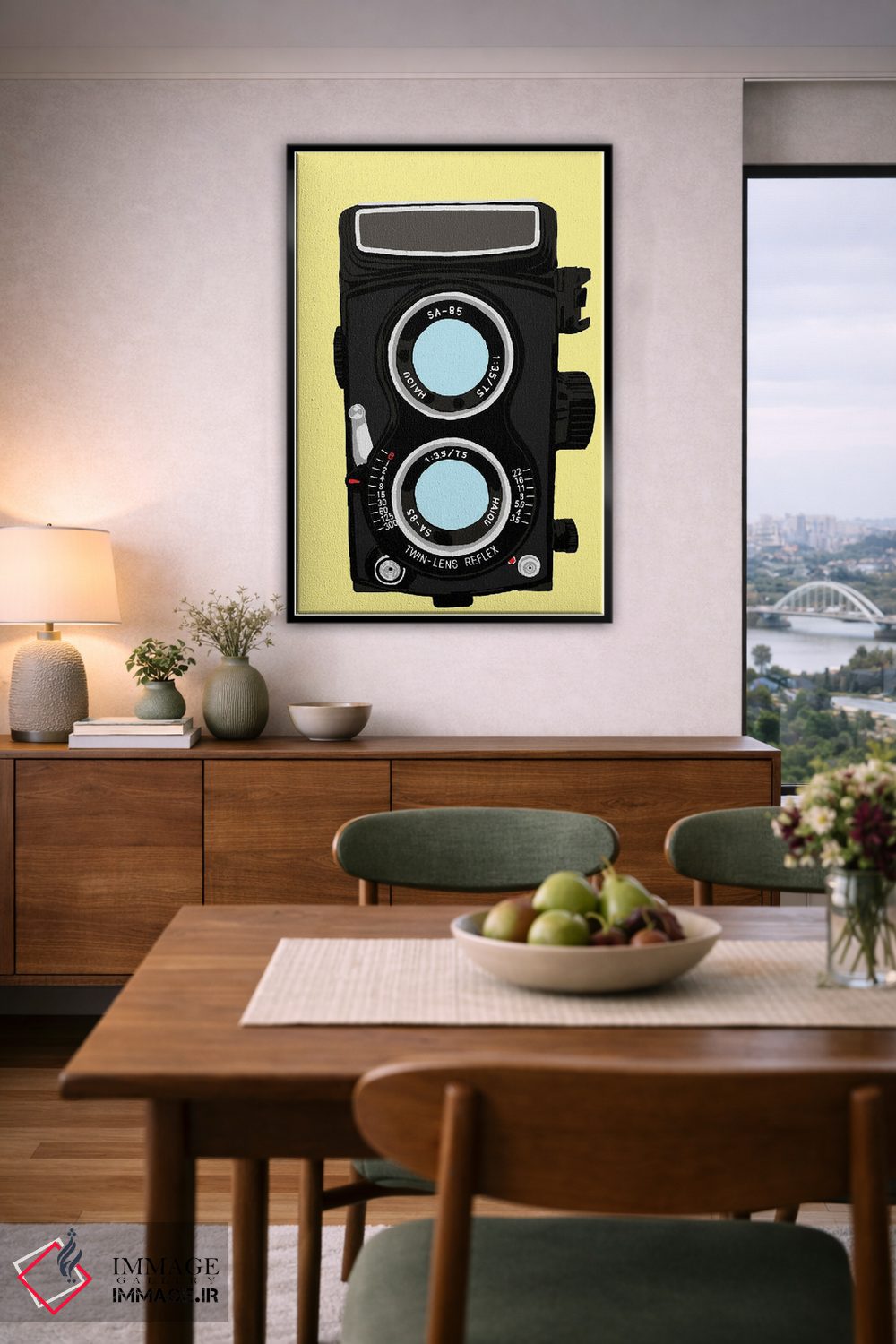 تابلو دکوراتیو دوربین قطع متوسط اثر جیمی متز - D6B