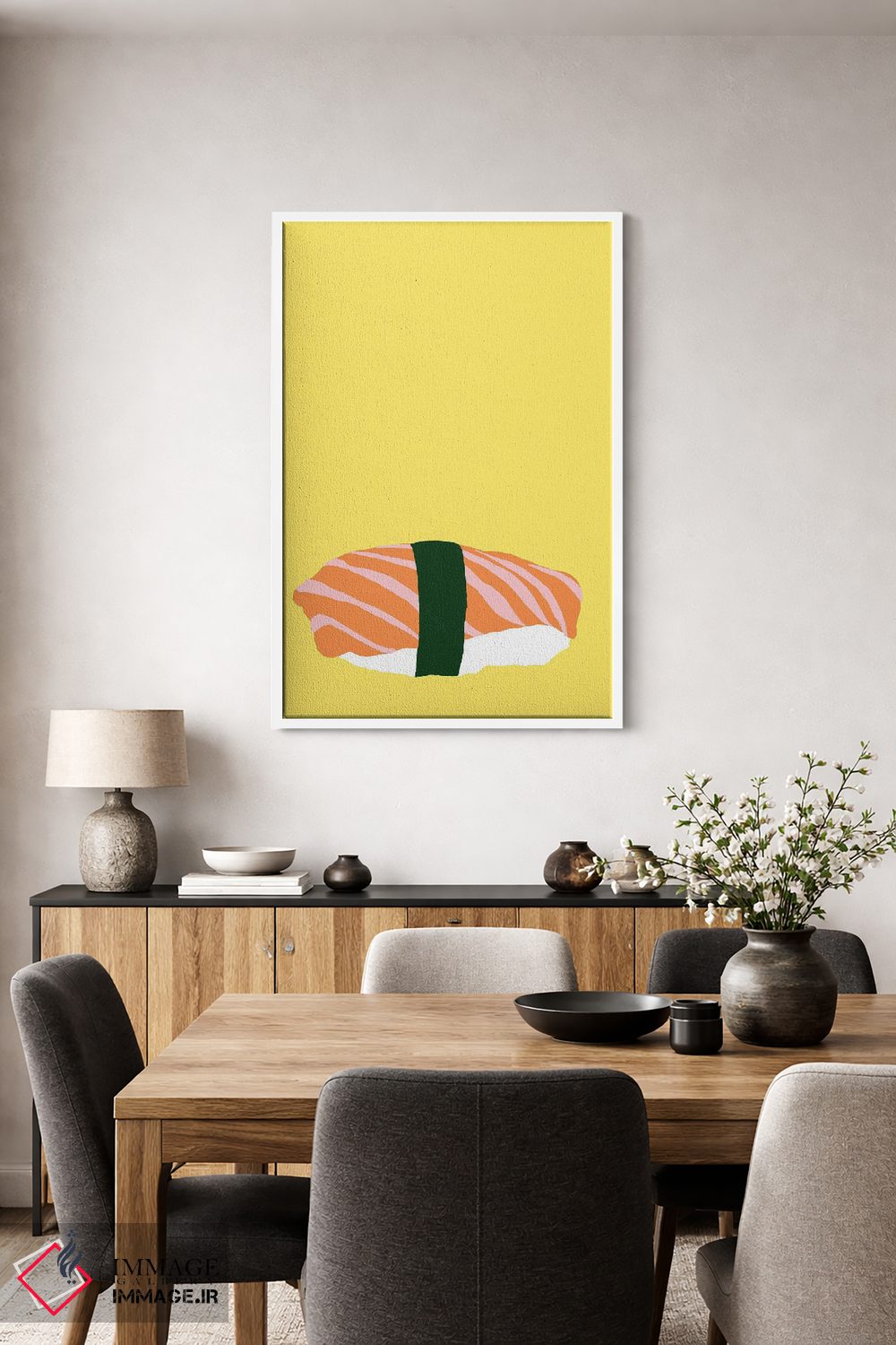 تابلو دکوراتیو نیگیری اثر جیمی متز - D2W