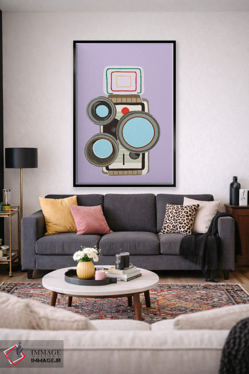 تابلو دکوراتیو دوربین فیلمبرداری ۸ میلی متری اثر جیمی متز - D3B
