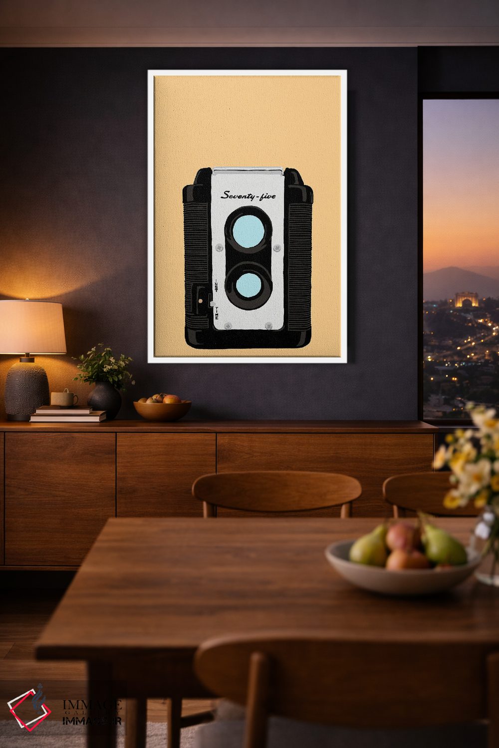 تابلو دکوراتیو دوربین آرگوس قطع متوسط اثر جیمی متز - D2W