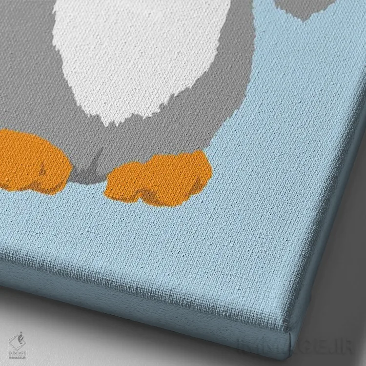 تابلو دکوراتیو تو آزاردهنده ای اثر جیمی متز - نمای نزدیک بافت بوم