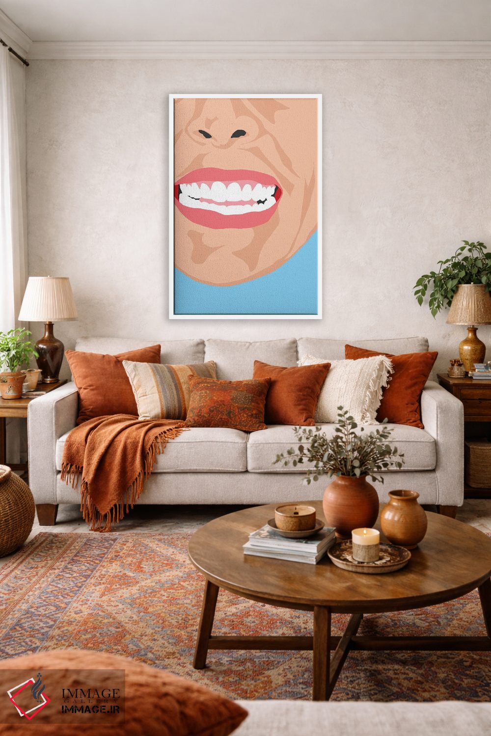 تابلو مدرن دندان ها اثر جیمی متز - D2W