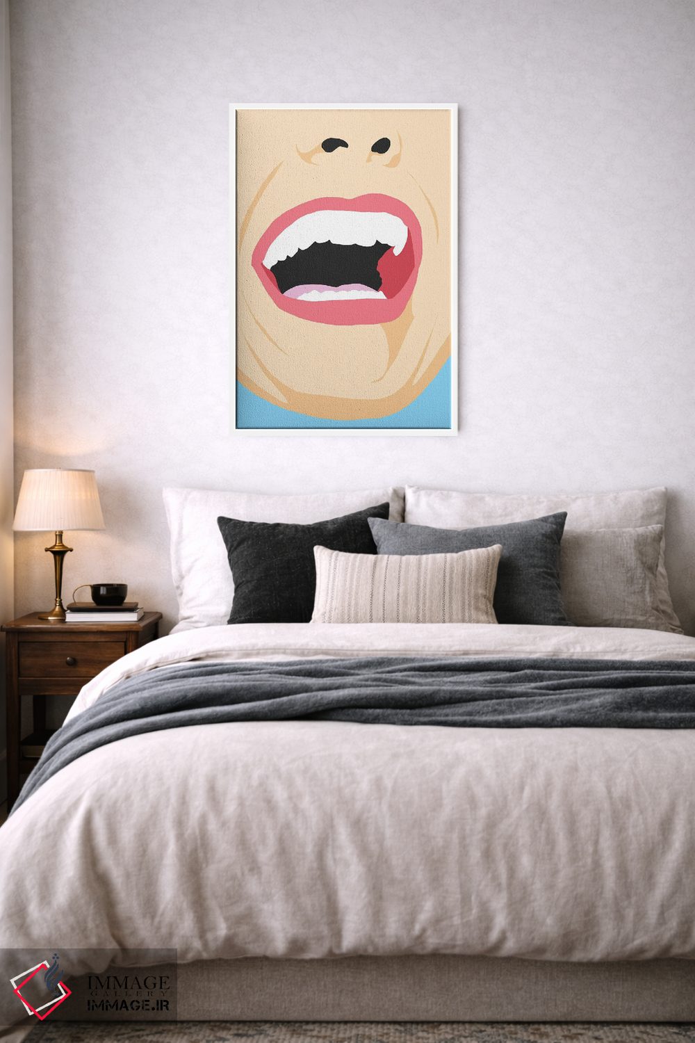 تابلو دکوراتیو خنده اثر جیمی متز - D5W