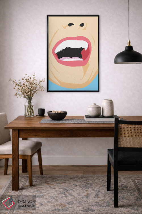 تابلو دکوراتیو خنده اثر جیمی متز - D4B