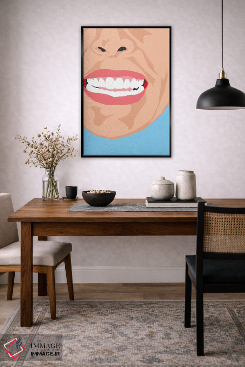 تابلو مدرن دندان ها اثر جیمی متز - D6B