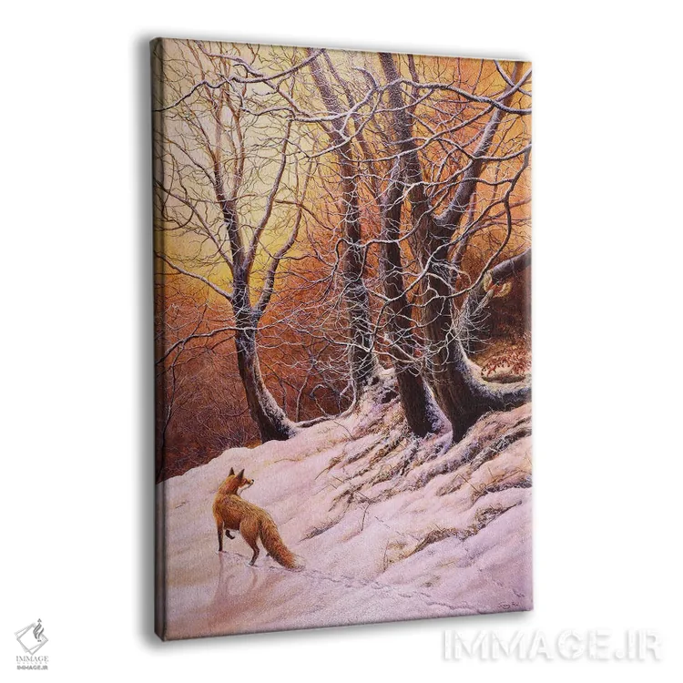 تابلو دکوراتیو درخشندگی زمستانی اثر جرمی پاول - نمای پرسپکتیو محصول