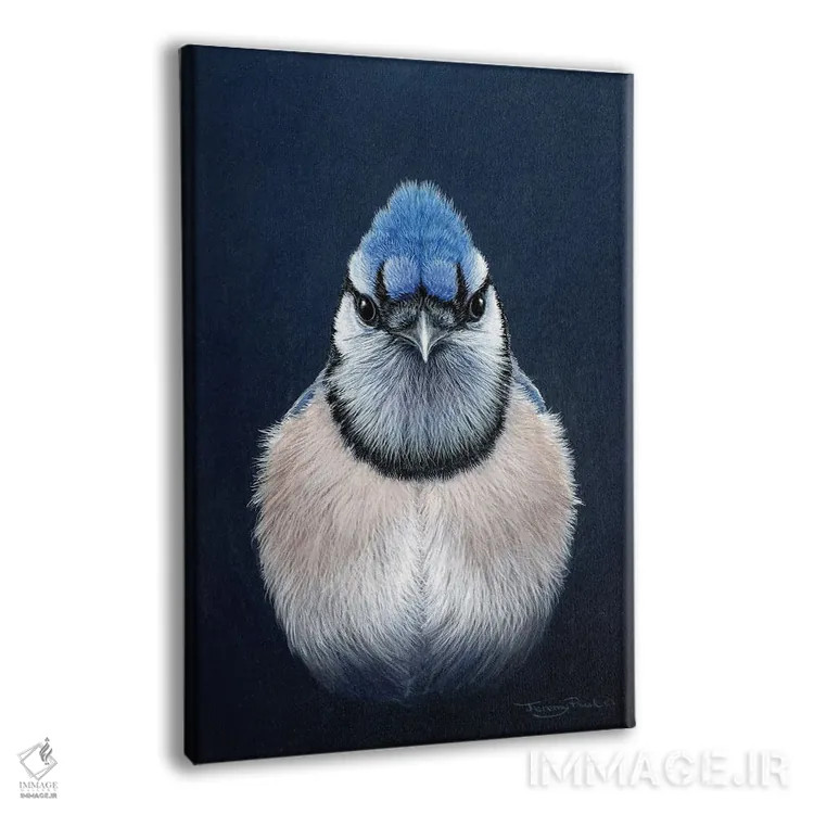 تابلو دکوراتیو جای آبی اثر جرمی پاول - نمای پرسپکتیو محصول