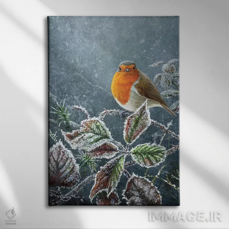 تابلو دکوراتیو لمس سرمازدگی اثر جرمی پاول - نمای روبهرو روی دیوار