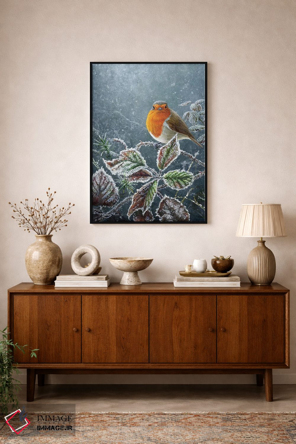 تابلو دکوراتیو لمس سرمازدگی اثر جرمی پاول - D1B