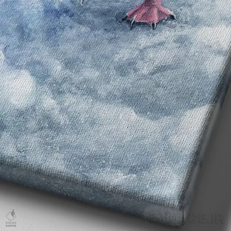 تابلو دکوراتیو بزرگراه اثر جرمی پاول - نمای نزدیک بافت بوم