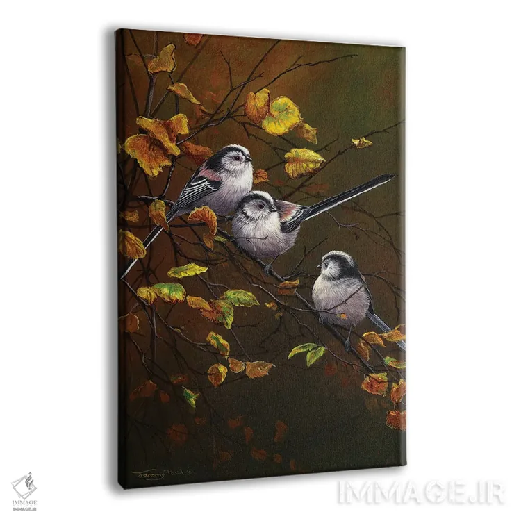 تابلو دکوراتیو چرخ ریسک های دم دراز اثر جرمی پاول - نمای پرسپکتیو محصول