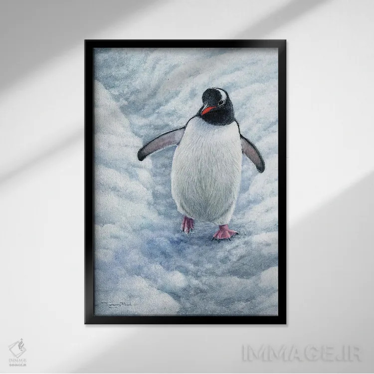 تابلو دکوراتیو بزرگراه اثر جرمی پاول - نمای قابدار مشکی