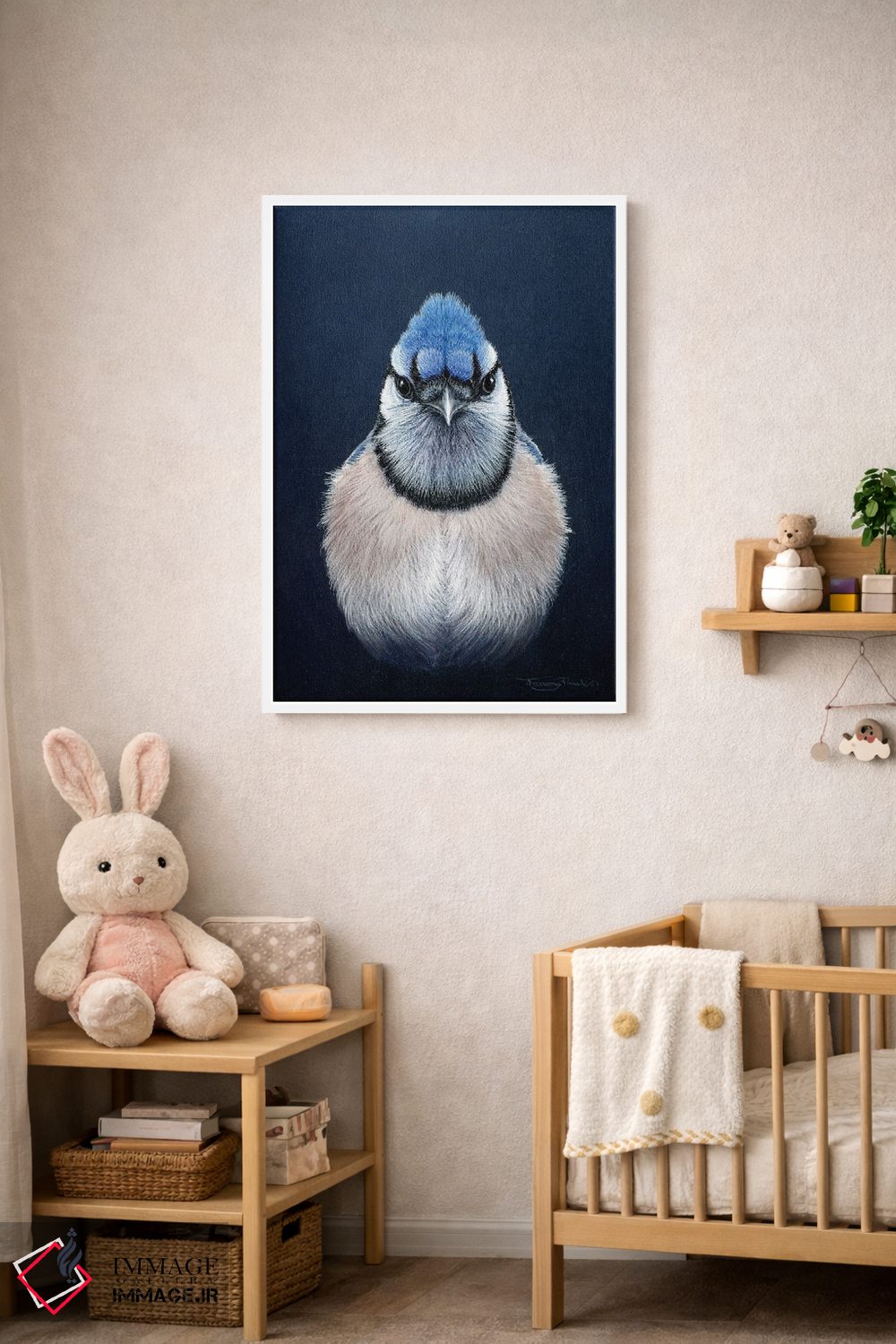 تابلو دکوراتیو جای آبی اثر جرمی پاول - D2W