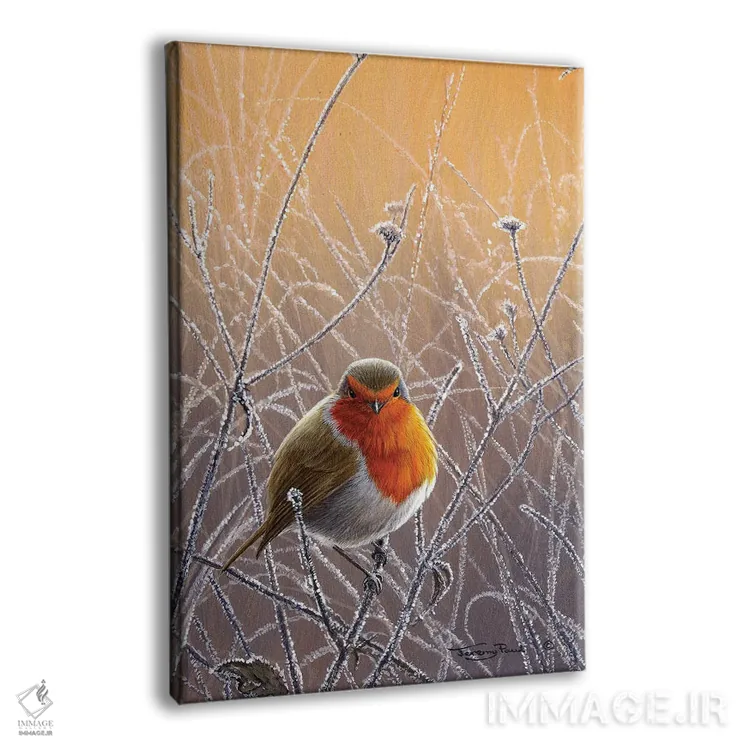 تابلو دکوراتیو درخشش یخبندان اثر جرمی پاول - نمای پرسپکتیو محصول