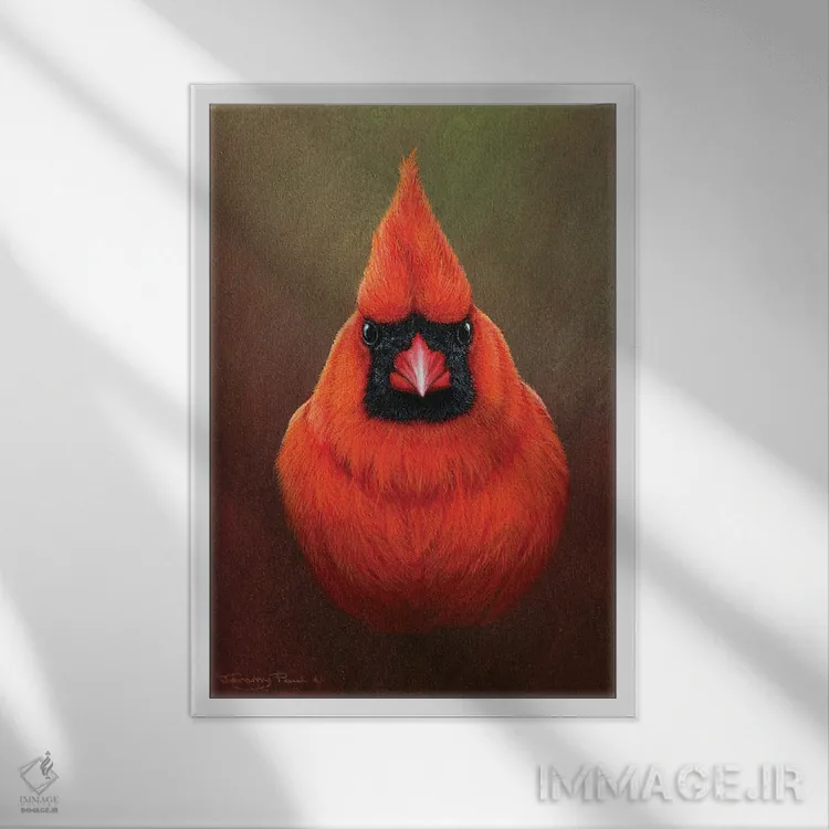 تابلو دکوراتیو کارباورال اثر جرمی پاول - نمای قابدار سفید