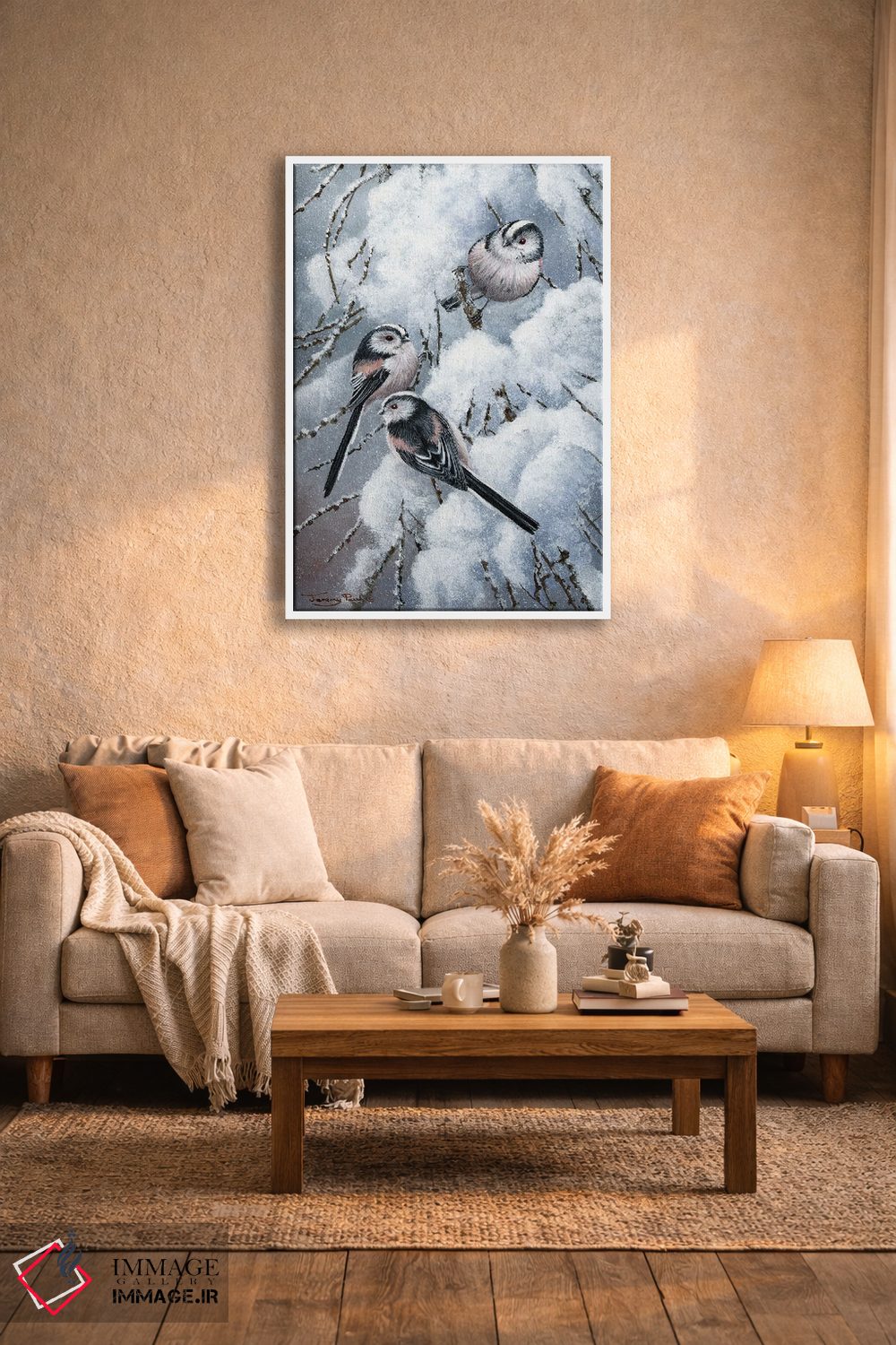 تابلو دکوراتیو چرخ ریسک دم دراز اثر جرمی پاول - D2W