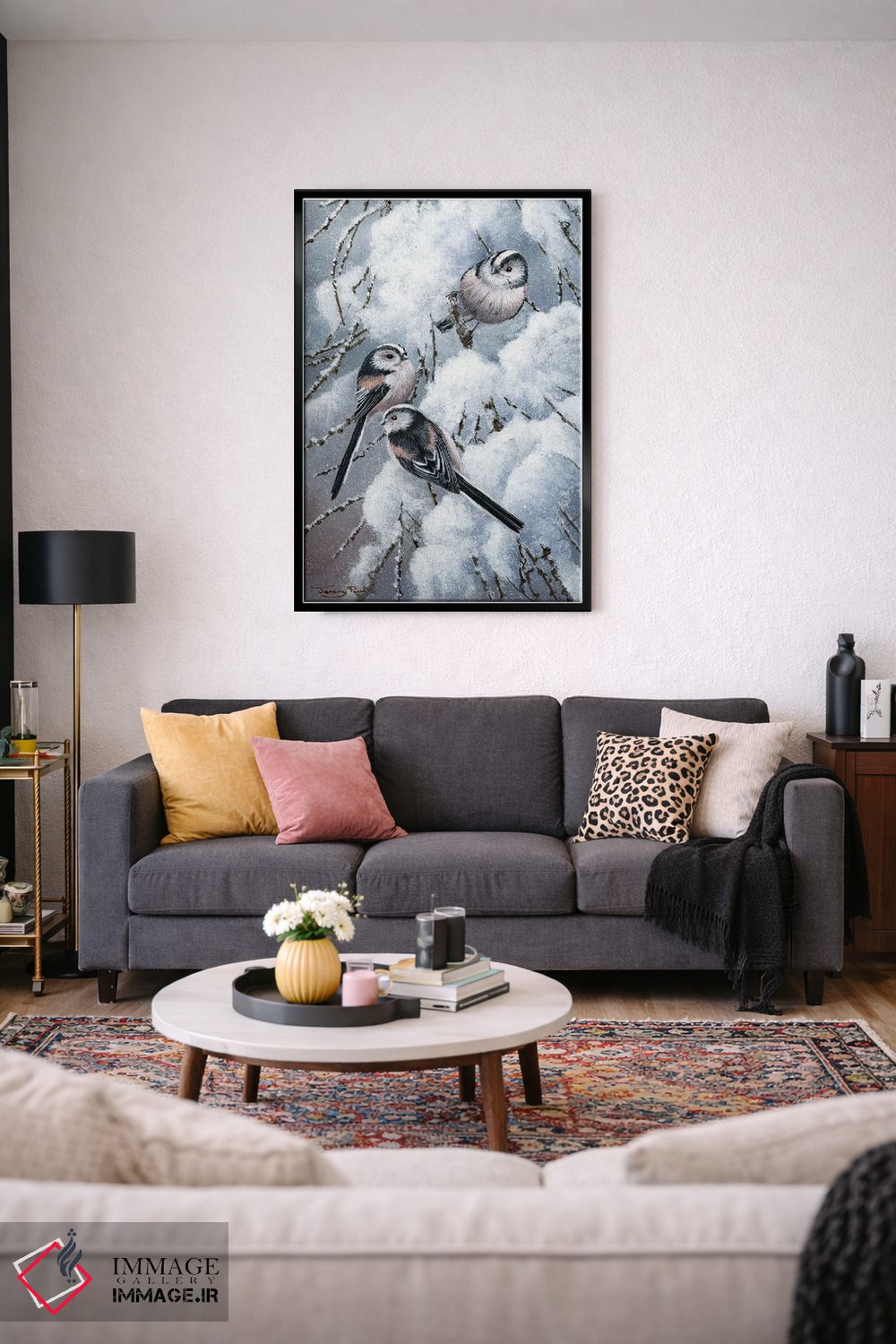 تابلو دکوراتیو چرخ ریسک دم دراز اثر جرمی پاول - D3B